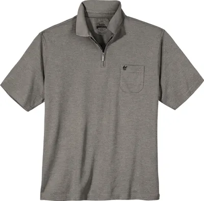 Produktbild von Hajo Zipper Poloshirt XXL Stay Fresh taupe melange