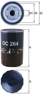 Produktbild von Knecht Ölfilter Oc 264