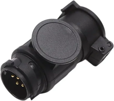 Image de Adaptateur de connexion 12 volts pour voiture, camion et autres véhicules – fiche étanche, 12 V, de 13 broches vers 7 broches