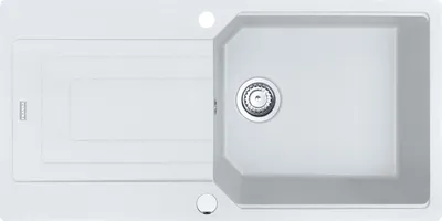 Produktbild von Franke Einbauspüle Fragranit Urban UBG 611-100 – Glacier