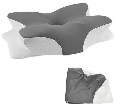 Image de Coussinets de protection en satin pour oreillers en mousse à mémoire de forme - Housse d'oreiller en satin pour un soutien cervical