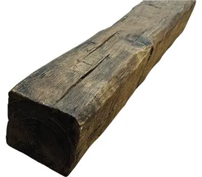 Obrázok produktu pre Umelý trámPolyuretánimitácia dreva dutý tmavý 12x12cm x 2m