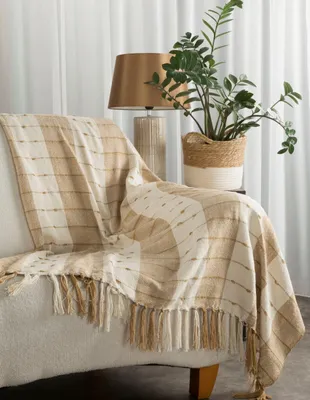 Produktbild von Decke ERIE graphit creme 130x170 graphit K