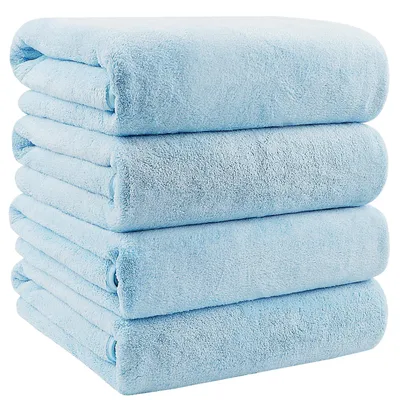 Productafbeelding van Elzusha - Set van 4 Badhanddoeken Microvezel 27'' x 54''