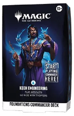 Zdjęcie produktu dla Magic: The Gathering Commander: Foundations: Keen Engineering Commander Dec