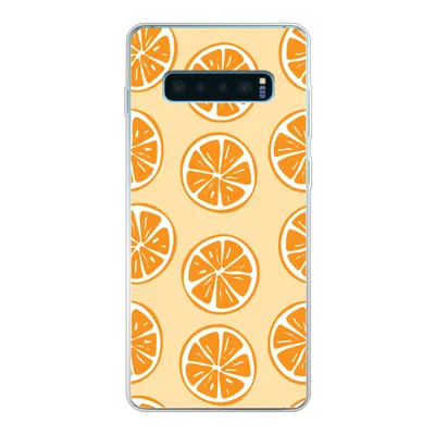 Produktbild von MuchoWow® Handyhülle Schutzhülle Hülle für Samsung Galaxy S10 Lite Obst - Orange - Tropisch Silikon Softcase Handy Hülle - Schutz