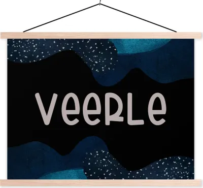 Produktbild von MuchoWow® Textilposter Veerle - Pastell - Mädchen 150x113 cm mit holzfarbenen Rahmen - Poster