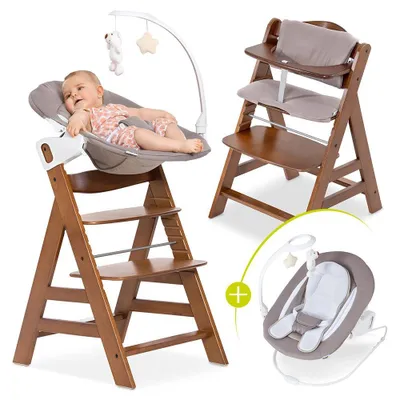 Produktbild von Hauck Alpha Plus Walnut Newborn Set Deluxe - 4-tlg.