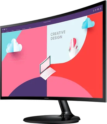 Produktbild von Samsung S24C364EAU - S36C Series - LED-Monitor - gebogen - 61 cm (24") - 1920 x 1080 Full HD (1080p) @ 75 Hz