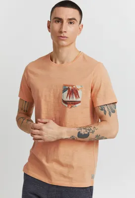 Produktbild von BLEND BHTrop - 20714922ME Herren T-Shirt Longshirt Basic