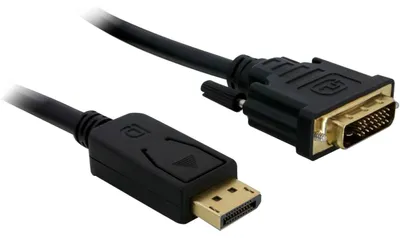Produktbild von Delock - DVI-Kabel - DisplayPort (M) zu DVI-D (M) - 2 m - Daumenschrauben