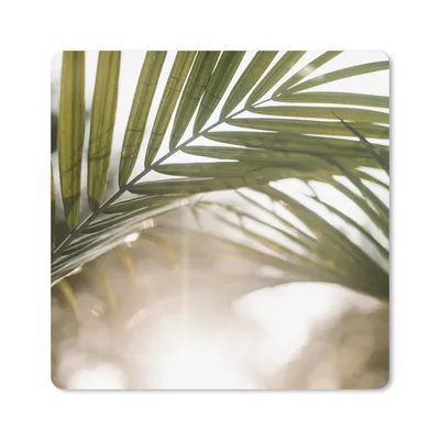 Produktbild von MuchoWow® Mauspad Mousepad Palme - Palmenblatt - Sonne - Sommer 30x30 cm - Mousepads - Maus Mat - Pad - Mausunterlage - Gaming