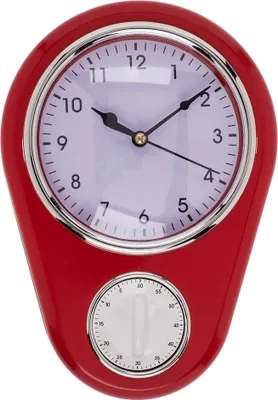 Produktbild von Wanduhr Küchenuhr Wecker 22,5 cm batteriebtrieben