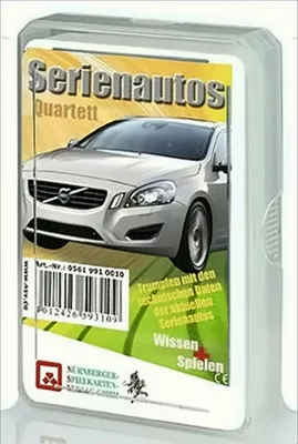 Produktbild von Nürnberger Spielkarten - Quartett Serienautos