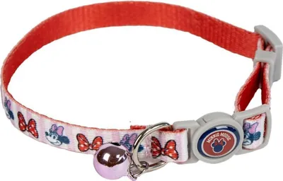 Image de Collier pour chat Minnie Mouse Rose