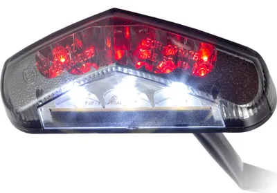 Produktbild von Universal LED Rücklicht Brisk 2 getönt mit Kennzeichenbeleuchtung