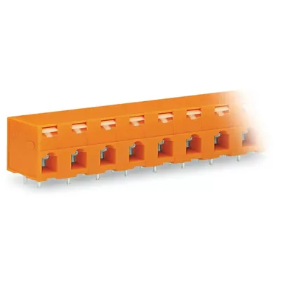 Produktbild von WAGO Leiterplattenklemme;Drücker;2,5 mm²;orange 741-408