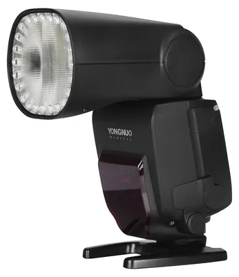 Produktbild von YONGNUO YN650EX-RF Kamerablitz Speedlite ETTL-Blitz mit integrierter 2,4-GHz-Funkverbindung, 1/8000 s Hochgeschwindigkeitssynchronisation und LCD-Display – Ersatz für den Blitzschuh