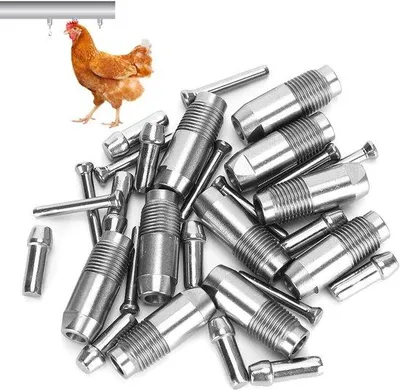 Produktbild von Trinknapfhalter für Hühner, 10 Stück, automatische Trinknapfhalter für Hühner, Trinknapfhalter für Küken, Trinknapfhalter für