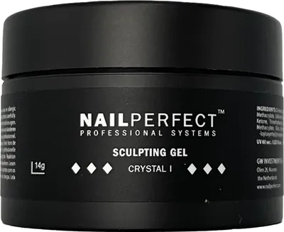 Produktbild von NailPerfect LED-UV Sculpting Gel Crystal I 14gr