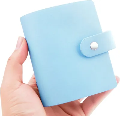 Imagen del producto de Mini álbum de fotos con 52 compartimentos, de 6x9 cm, fabricado en cuero sintético (PU), para fotografías instantáneas