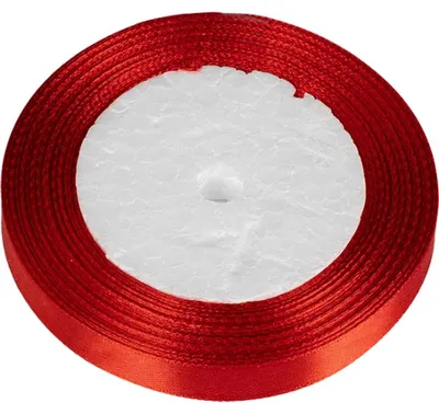 Obrázok produktu pre Saténová stuha – 12 mm / 22,5 m – červená