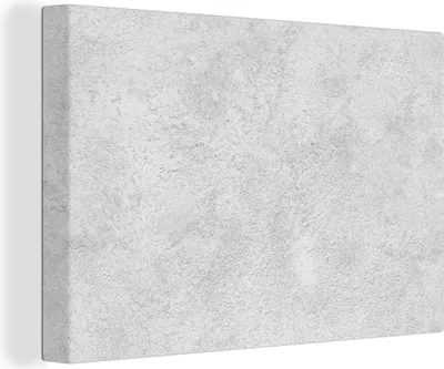 Produktbild von OneMillionCanvasses® - Leinwandbilder - 140x90 cm, Wand - Textur - Weiß, Wandbilder Kunstdruck Wanddekoration - Foto auf Leinwand - Gemälde auf Holzrahmen