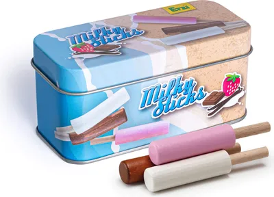 Produktbild von Erzi Eis Milky Sticks in der Dose - Kaufladenzubehör