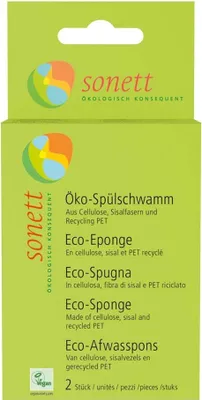 Obrázek produktu pro Ekologická houbička na mytí nádobí 2 kusy balení po 2 kusech