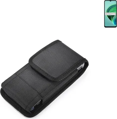 Produktbild von Holster Gürteltasche kompatibel mit Xiaomi Redmi 10 5G Holster Gürtel Tasche wasserabweisend Handy Hülle Schutz Hülle Outdoor schwarz K-S-Trade