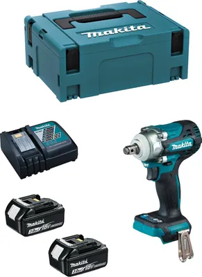 Produktbild von Schlagschrauber MAKITA DTW300RFJ (2 x 3,0 Ah + DC18RC + MAKPAC 2)