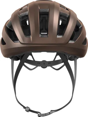 Zdjęcie produktu dla Kask rowerowy szosowy ABUS PowerDome ACE - z czapką ABUS Race Cap - lekki kask rowerowy z inteligentnym systemem wentylacji -  Italy - dla mężczyzn i kobiet - brązowy metalik, rozmiar L (57-61 cm)