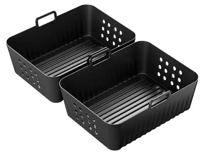 Obrázek produktu pro vložky do fritézy pro Ninja Double Stack XL 9,5l SL400UK, opakovaně použitelné silikonové vložky do fritézy, tácy do fritézy pro Ninja AF400UK, AF451UK, AF300UK, věž T17088