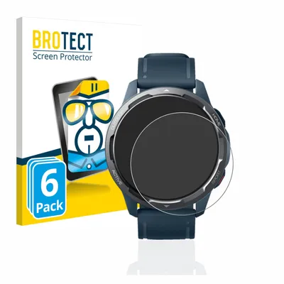 Produktbild von 6x Für Xiaomi Watch S1 Active Schutzfolie BROTECT Displayschutz Display Schutz Folie Klar Transparent