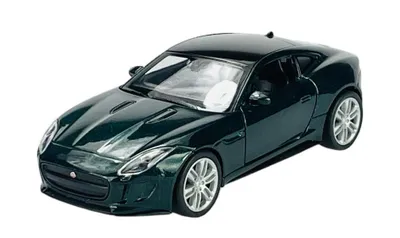 Image de Welly JAGUAR F-TYPE, vert, modèle en métal, échelle 1:34 à 1:39, neuf dans sa boîte, référence 43699