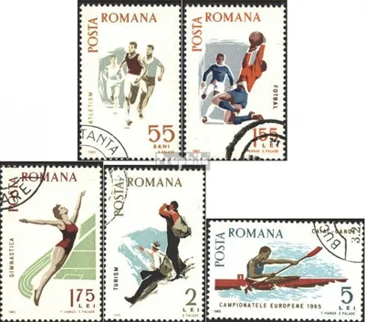 Produktbild von Briefmarken Rumänien 1965 Mi 2452-2456 (kompl.Ausg.) gestempelt Sport