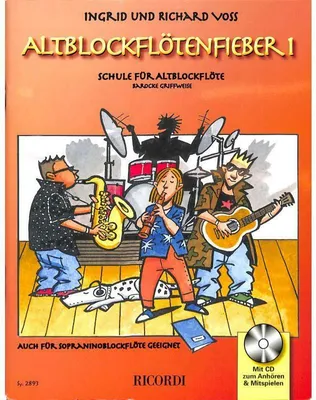 Produktbild von ISBN Altblockflötenfieber 1, Musikalische Ausbildung, Deutsch