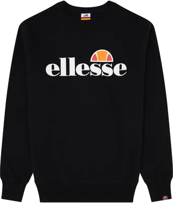 Produktbild von ellesse Herren Sweatshirt SUCCISO - Sweater, Rundhals, Langarm, Logo-Print Schwarz XS
