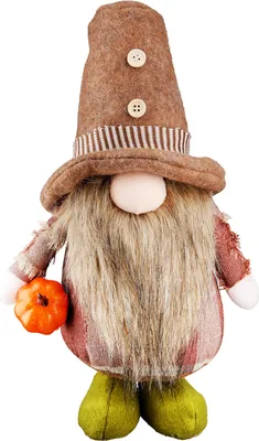 Produktbild von Gilde Figur, Wichtel, "Pumki", Textil, braun, VE 3, L. 15 cm, B. 26 cm, H. 35 cm 27711