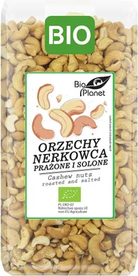 ORZECHY NERKOWCA PRAŻONE I SOLONE BIO 350 g - BIO PLANET