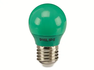 Produktbild von Philips Lampen in Kerzen- und Tropfenform, 3,1 W, 25 W, E27, 10000 h, Grün