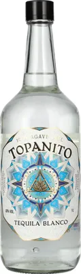 Image de Topanito Blanco Tequila 100% Agave 40% Vol. 1l