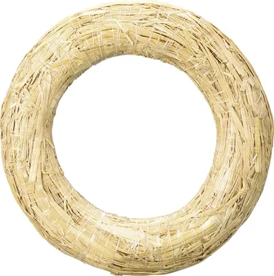 Produktbild von Strohkranz 25 cm Durchmesser Packung mit 5 Stück