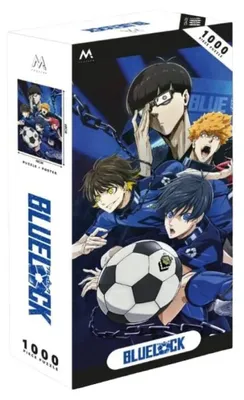Produktbild von Blue Lock Puzzle mit 1000 Teilen, offiziell lizenziertes Produkt, inklusive Poster