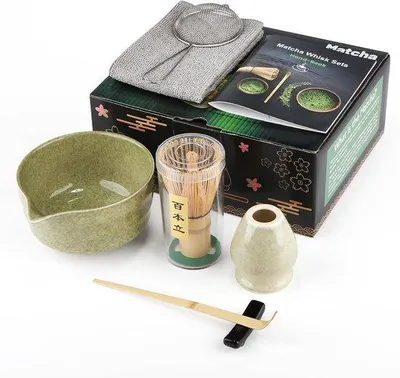 Produktbild von Famanu Matcha-Set 7-teilig - Traditionelle Japanische Teezubehör