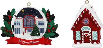 Produktbild von FC Bayern München Christbaumanhänger 2er-Set