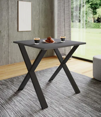 Produktbild von VCM Premium Holz Esstisch | H. 76 x B. 80 x T. 50 cm | Küchentisch Speisetisch Tisch Xona X