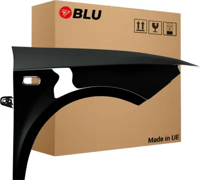 Immagine prodotto di BLU Parafango compatibile con Seat Ibiza (6J - IV 4. Generation) LC9X Destra Schwarz TiefSchwarz | 2008-2017 | Anteriore | Verniciato | Pronto per il montaggio | Zincato