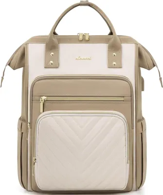 Produktbild von LOVEVOOK Damen Rucksack 15,6 Zoll Laptop Wasserdicht Elegant Uni Büro