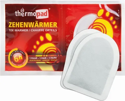 Produktbild von Thermopad 78020, Zehenwärmer-Pad, 45 °C, 8 h, 2 Stück(e), Weiß, 95 mm